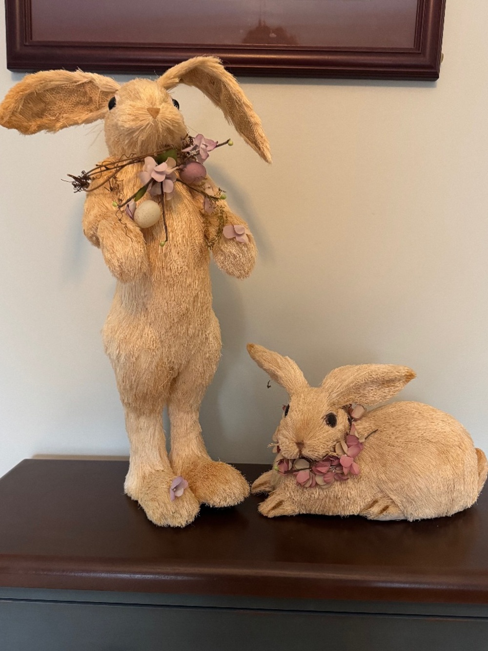 two natural bunnies